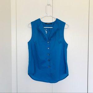 eShakti Cotton Voile Sleeveless Shirt